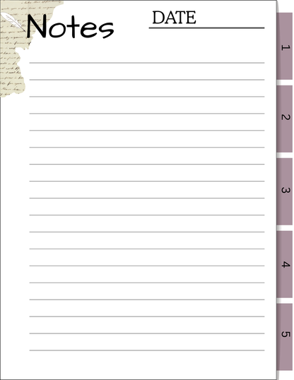 Digital-Vintage-Junk style Journal Planner with hyperlinks 8.5" x11"